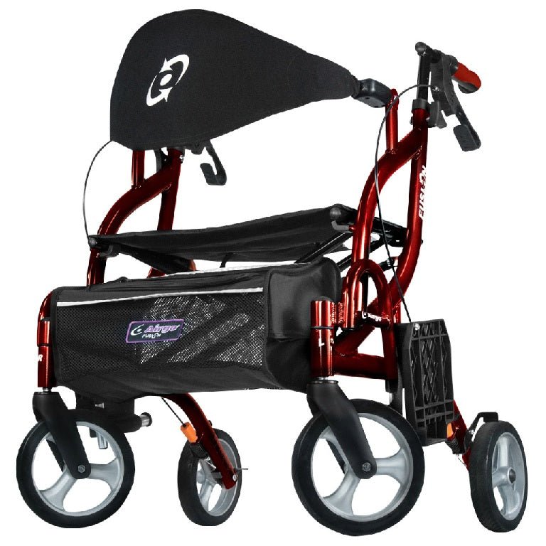 Airgo Fusion Side - Folding Rollator & Transport Chair - Okotoks HC Pharmacy