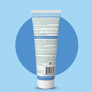 Tube of diaper cream with text on a blue background - okotoks hc pharmacy