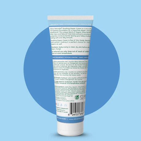 Tube of diaper cream with text on a blue background - okotoks hc pharmacy