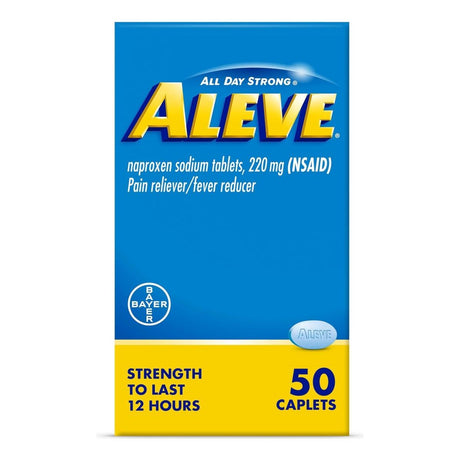 Aleve Caplets Naproxen Sodium 220MG 50 - Okotoks HC Pharmacy