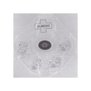 Circular medical device with 'Almedic' branding on a white background - okotoks hc pharmacy