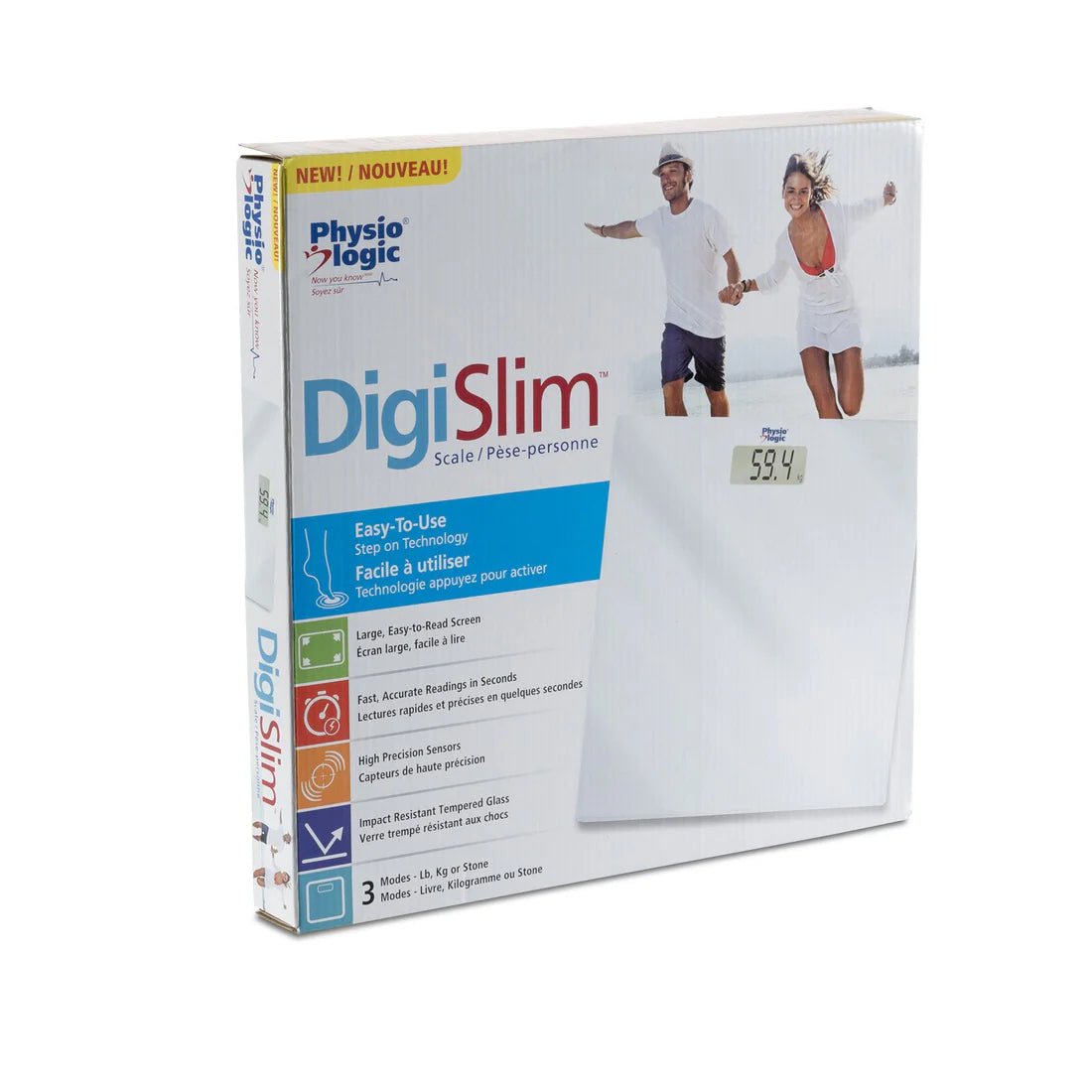 DigiSlim scale packaging with a man and woman on a white background - okotoks hc pharmacy