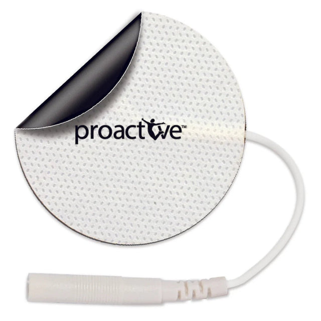 White adhesive patch with a cable and 'proactive' branding on a white background - okotoks hc pharmacy