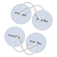 Four white electrode pads with 'proactive' branding on a white background - okotoks hc pharmacy