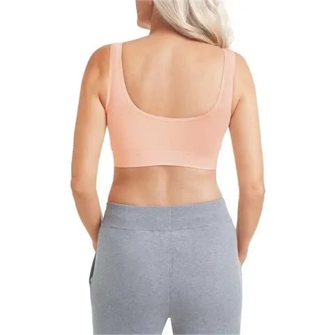 Amoena Clara Wire-Free Front Closure Bra 44743 - Blush - okotoks hc pharmacy
