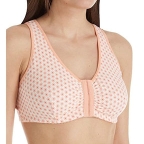 Amoena Frances Wire-Free Front Closure Bra 2128 peach blossom - okotoks hc pharmacy
