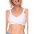 Amoena Hannah Wire-Free Front Closure Bra 2160 - White - okotoks hc pharmacy