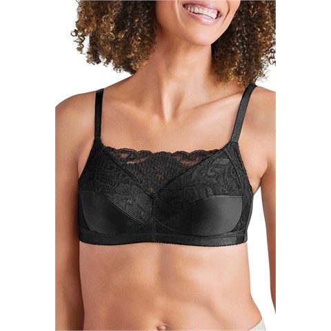 Amoena Isabel Wire-Free Bra 2118 black - okotoks hc pharmacy