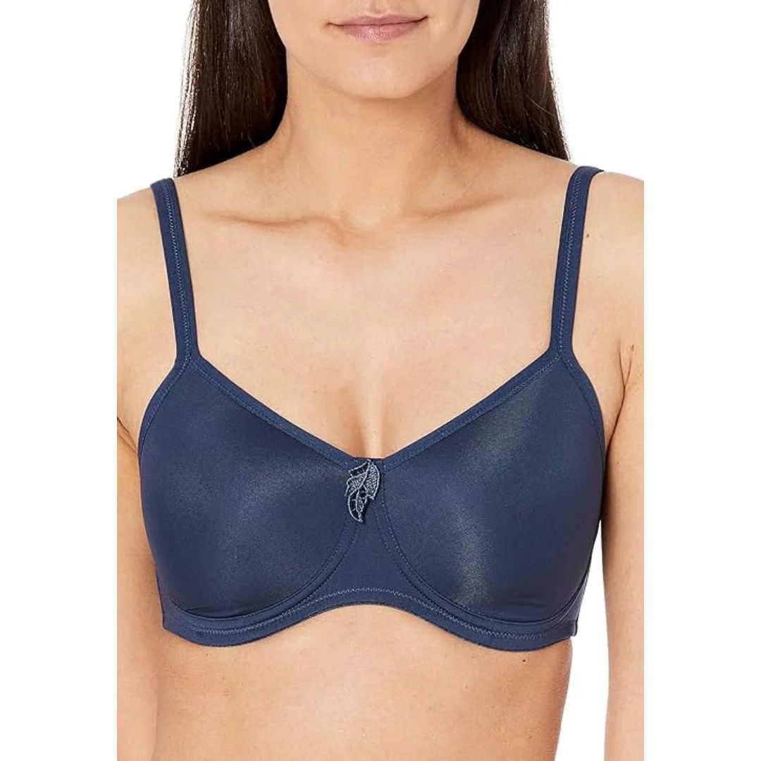 Amoena Lara Padded Wire-Free Bra night blue - okotoks hc pharmacy