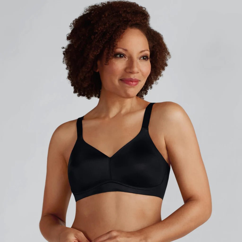 Amoena Magdalena Back-Smoothing Wire-Free Bra black - okotoks hc pharmacy