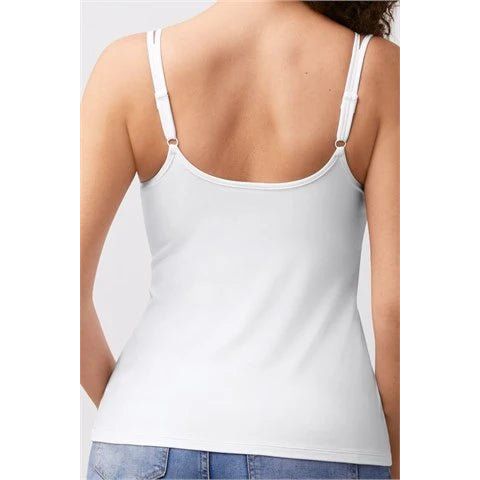 Amoena Valletta Tank Top - 70230 White - okotoks hc pharmacy