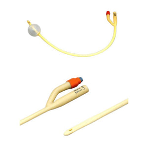 Medical device with a yellow tube and red cap on a white background - okotoks hc pharmacy