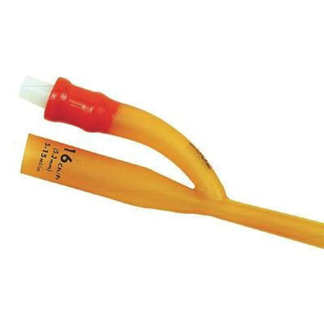 Yellow medical tube with red cap on a white background - okotoks hc pharmacy