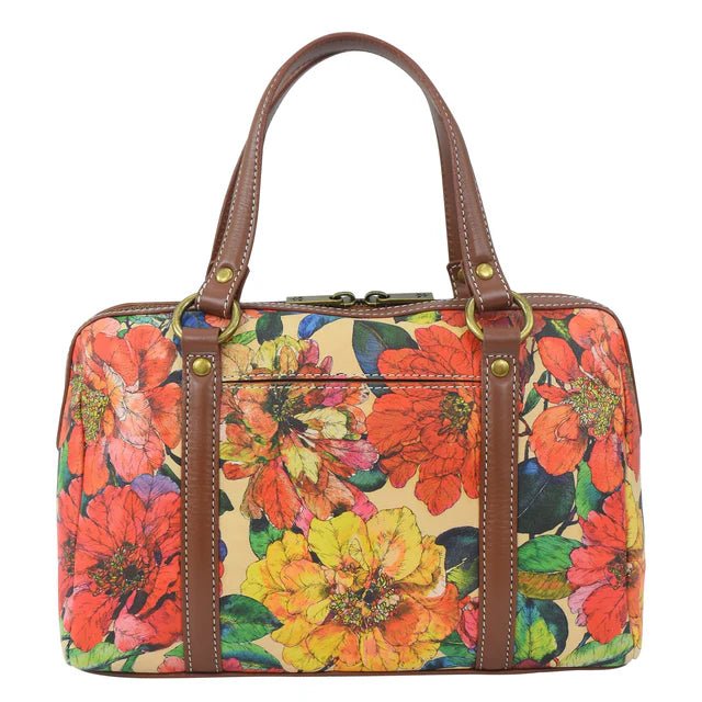 Anna by Anuschka Heritage Leather Large Convertible Satchel 8535-CM-TAN - okotoks hc pharmacy