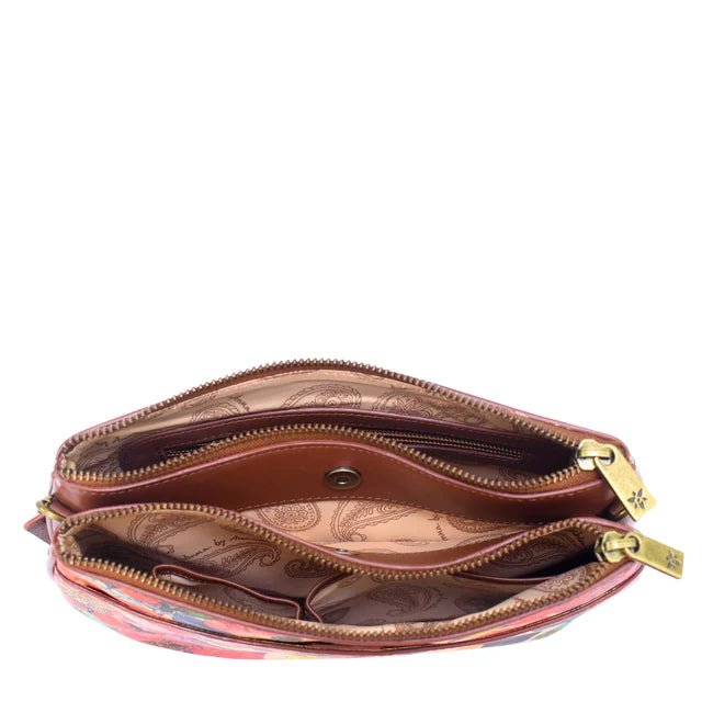 Anna by Anuschka Heritage Leather Multi-Compartment Crossbody 8280-CM-TAN - okotoks hc pharmacy