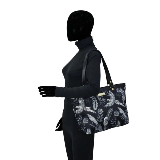 Anuschka handbag top city tote jungle macaws - Okotoks HC Pharmacy