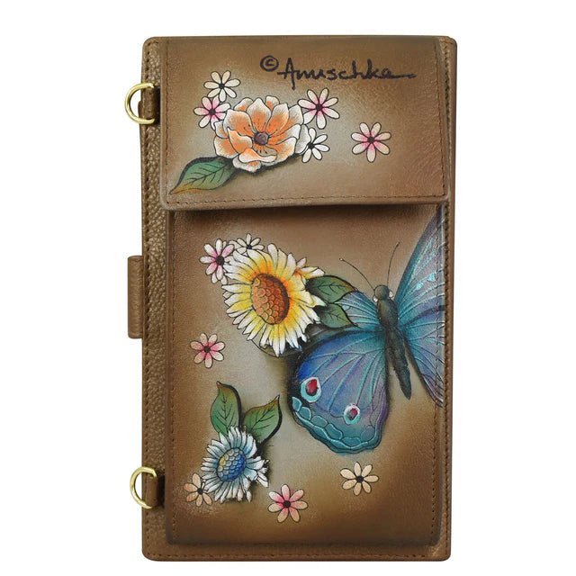 Anuschka Leather Cell Phone Case & Wallet 1113-BFB-BRZ - okotoks hc pharmacy