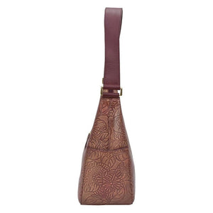 Anuschka Leather Classic Hobo With Side Pockets 382 - TBF - WIN - Okotoks HC Pharmacy