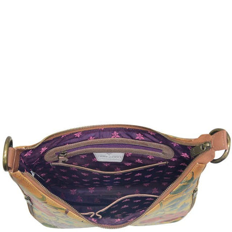 Anuschka Leather Convertible Slim Hobo With Crossbody Strap 662-CBG - okotoks hc pharmacy