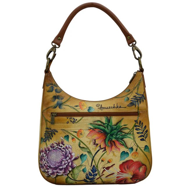 Anuschka Leather Convertible Slim Hobo With Crossbody Strap 662-CBG okotoks hc pharmacy