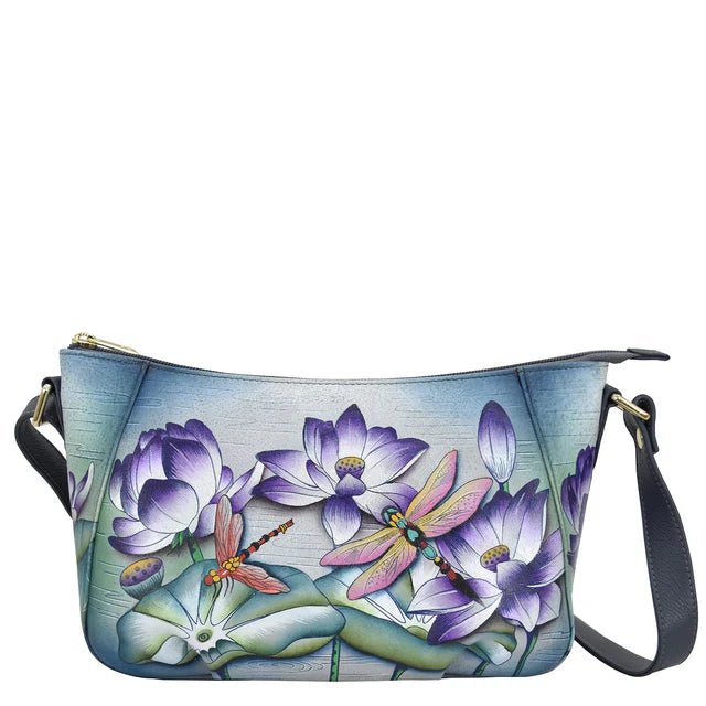 Anuschka Leather Everyday Shoulder Hobo 670-TQP - okotoks hc pharmacy