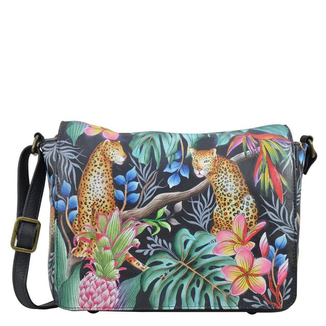 Anuschka Leather Flap Crossbody 683-JQN - okotoks hc pharmacy