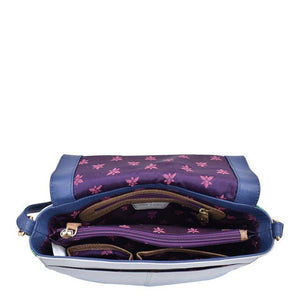 Anuschka Leather Flap Crossbody 683-VNS. -okotoks hc pharmacy