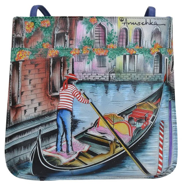 Anuschka printed leather slim crossbody - Okotoks HC Pharmacy