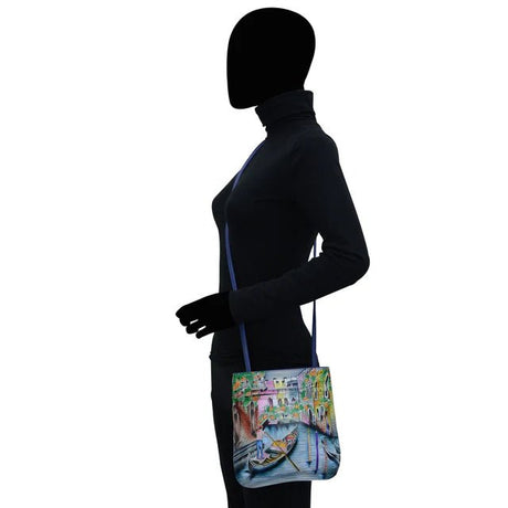 Anuschka printed leather slim crossbody - Okotoks HC Pharmacy