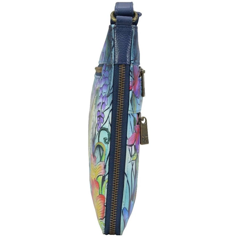 Anuschka Leather Printed Expandable Travel Crossbody - 550 - ECG - Okotoks HC Pharmacy