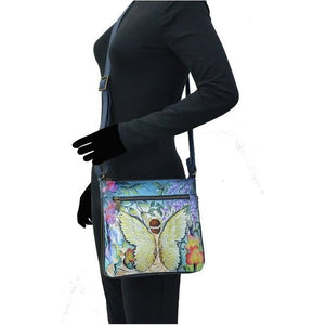 Anuschka Leather Printed Expandable Travel Crossbody - 550 - ECG - Okotoks HC Pharmacy