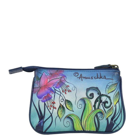 Anuschka printed leather wallet enchanted garden - Okotoks HC Pharmacy