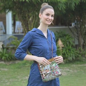 Anuschka Leather Slim Crossbody With Front Zip 452-PCF - okotoks hc pharmacy