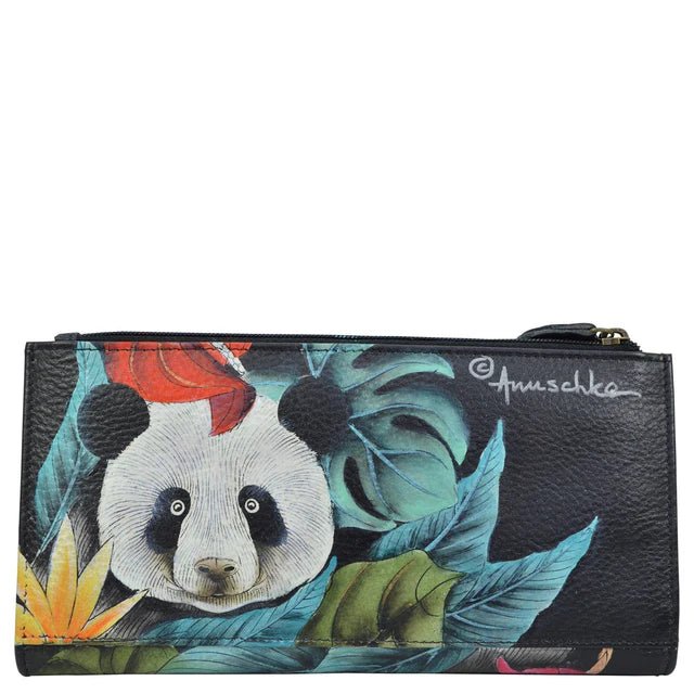 Anuschka Leather Two Fold RFID Wallet 1171-HPP - okotoks hc pharmacy