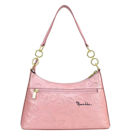 Anuschka Leather Zip-Top Shoulder Hobo 707-TLR-PLP - okotoks hc pharmacy