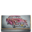Wallet with a vintage car design on a white background - okotoks hc pharmacy