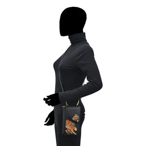 Anuschka printed leather cell phone wallet crossbody - Okotoks HC Pharamacy