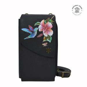 Anuschka printed leather cell phone crossbody wallet - Okotoks HC Pharmacy