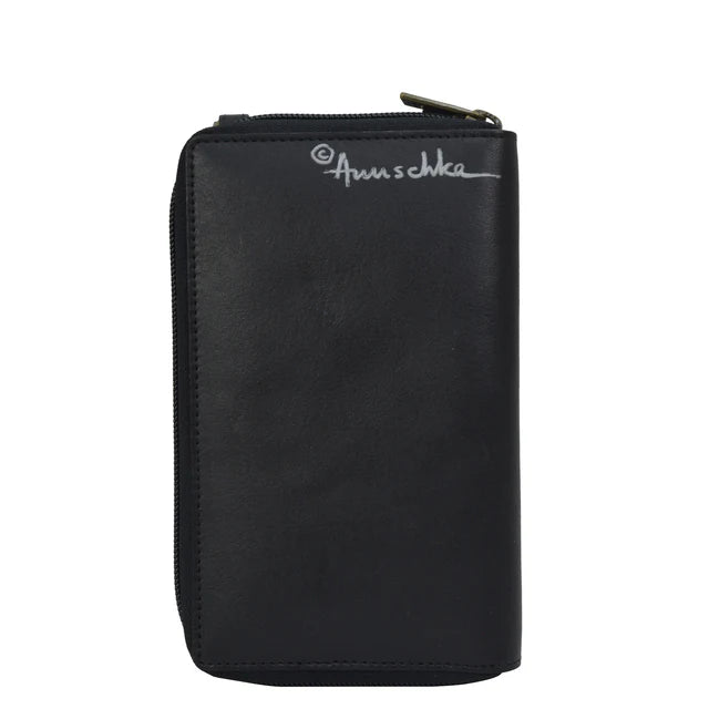 Anuschka printed leather cell phone crossbody wallet - Okotoks HC Pharmacy