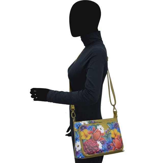 Anuschka printed leather handbag dreamy floral - Okotoks HC Pharmacy