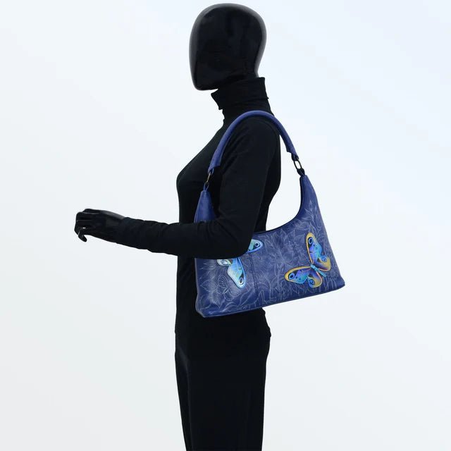 Anuschka printed leather handbag medium garden of delights - Okotoks HC Pharmacy