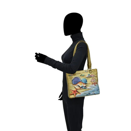 Anuschka printed leather handbag small shopper - Okotoks HC Pharmacy