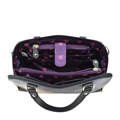 Anuschka printed leather handbag wide - Okotoks HC Pharmacy