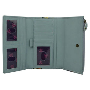 Anuschka printed leather wallet butterfly heaven - Okotoks HC Pharmacy