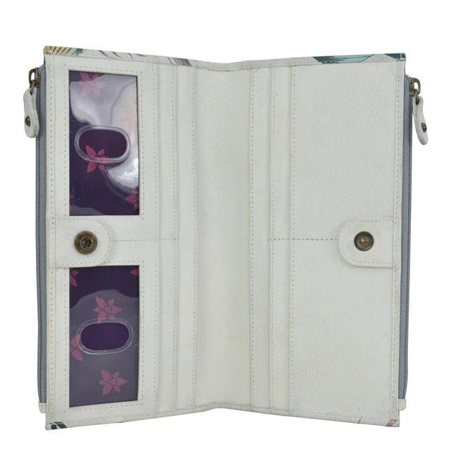 Anuschka printed leather wallet jungle queen - Okotoks HC Pharmacy