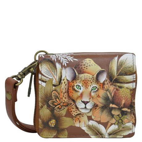 Anuschka printed leather wallet leopard - Okotoks HC Pharmacy
