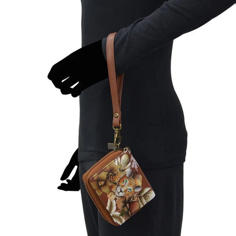 Anuschka printed leather wallet leopard - Okotoks HC Pharmacy