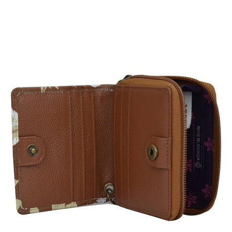 Anuschka printed leather wallet leopard - Okotoks HC Pharmacy