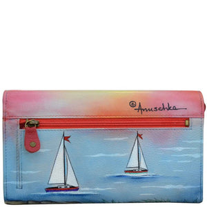 Anuschka printed leather wallet lighthouse - Okotoks HC Pharmacy