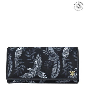 Anuschka printed nylon wallet jungle macaws - Okotoks HC Pharmacy